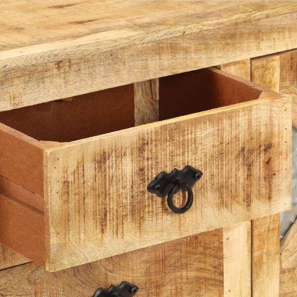 vidaXL Κονσόλα 110 x 30 x 74 εκ. από Ακατέργαστο Ξύλο Μάνγκο
