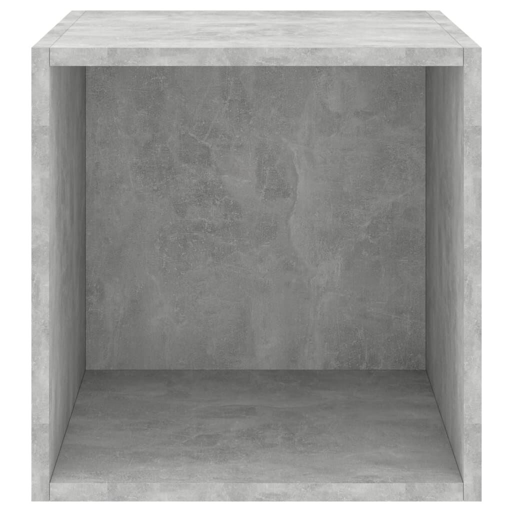 vidaXL Ντουλάπι Τοίχου Γκρι Σκυροδέματος 37x37x37 εκ. από Επεξ. Ξύλο