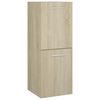 vidaXL Στήλη Μπάνιου Sonoma Δρυς 30 x 30 x 80 εκ. από Επεξ. Ξύλο
