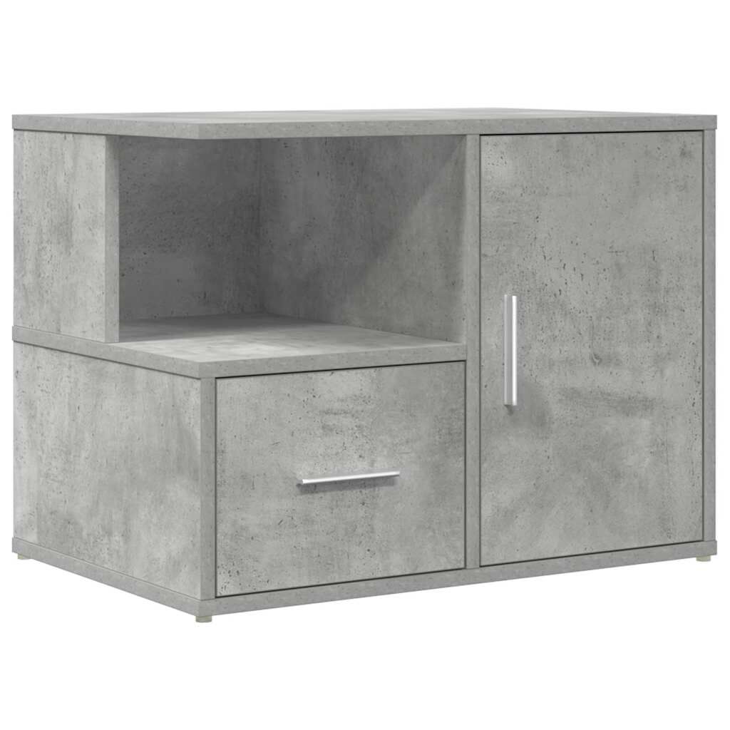 vidaXL Ντουλάπι Γωνιακό Γκρι Σκυροδέματος 160x40x45εκ. Επεξ. Ξύλο