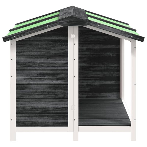 vidaXL &Sigma;&pi;ί&tau;&iota; &Sigma;&kappa;ύ&lambda;&omicron;&upsilon; &Gamma;&kappa;&rho;&iota; 96 x 87 x 80,5 &epsilon;&kappa;. &alpha;&pi;ό &Mu;&alpha;&sigma;ί&phi; &Xi;ύ&lambda;&omicron; &Pi;&epsilon;ύ&kappa;&omicron;&upsilon;