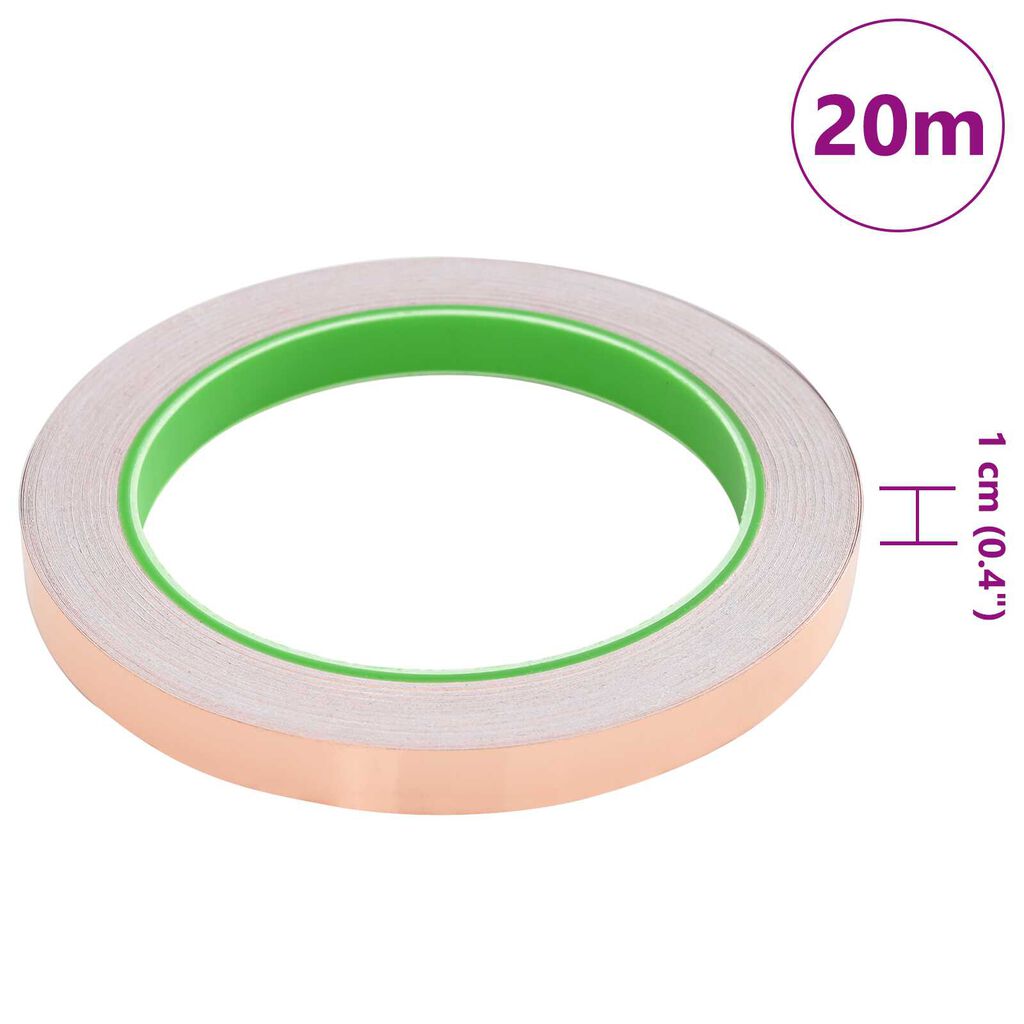 vidaXL Χαλκοταινία 6 pcs Χάλκινο 2000 x 5 εκ