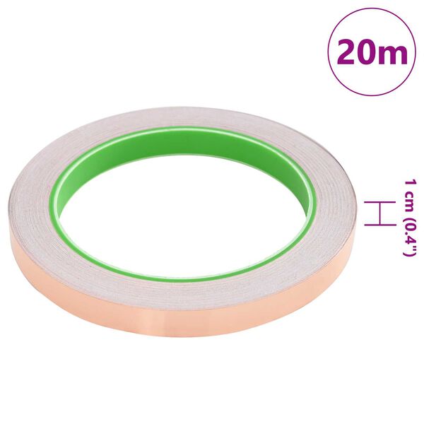 vidaXL Χαλκοταινία 6 pcs Χάλκινο 2000 x 5 εκ