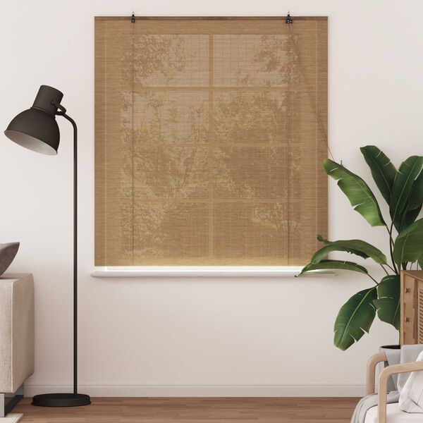 vidaXL Ρολά και Σκίες Παραθύρων Ανοιχτό καφέ 150 x 160 cm Μπαμπού