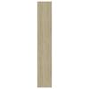 vidaXL Βιβλιοθήκη Χρώμα Sonoma Δρυς 40 x 30 x 189 εκ. Επεξ. Ξύλο