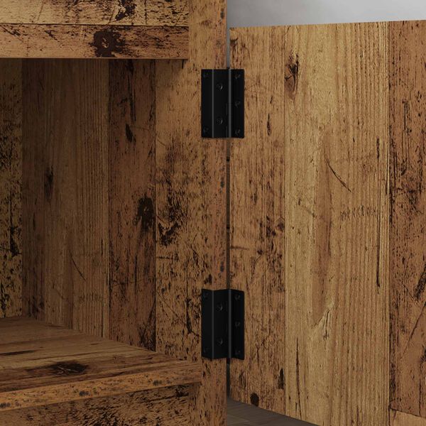 vidaXL Ά&xi;&omicron;&nu;&alpha;&sigmaf; 12 pcs &Mu;&alpha;ύ&rho;&omicron; 38 x 17 x 60 &chi;&lambda;&sigma;&tau; &Sigma;ί&delta;&epsilon;&rho;&omicron;