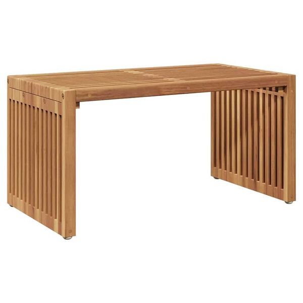 vidaXL Πλευρικό Τραπέζι Κήπου Καφέ 70 x 37.5 x 35.5 εκ Μασίφ ξύλο teak