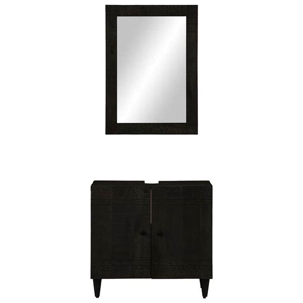 vidaXL Έ&pi;&iota;&pi;&lambda;&alpha; &Mu;&pi;ά&nu;&iota;&omicron;&upsilon; &Sigma;&epsilon;&tau; 2 &Tau;&epsilon;&mu;&alpha;&chi;ί&omega;&nu; &alpha;&pi;ό &Mu;&alpha;&sigma;ί&phi; &Xi;ύ&lambda;&omicron; &Mu;ά&nu;&gamma;&kappa;&omicron;