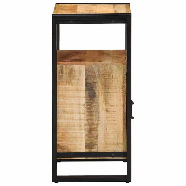 vidaXL Ντουλάπα Μπάνιου με ράφι Καφέ 40 x 35 x 75 εκ Μασίφ ξύλο μάνγκο