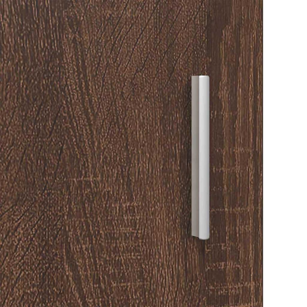 vidaXL Ντουλάπα τοίχου Καφέ δρυς 55 x 29 x 100 εκ Επεξεργασμένο ξύλο