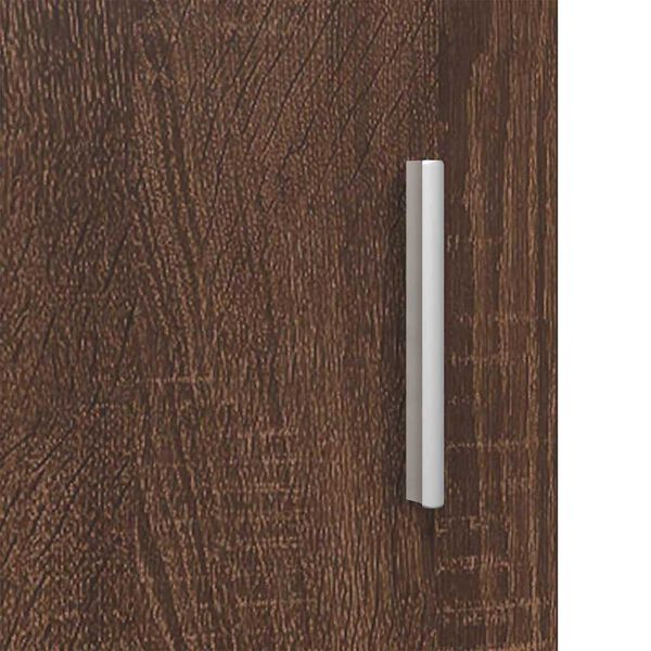 vidaXL Ντουλάπα τοίχου Καφέ δρυς 55 x 29 x 100 εκ Επεξεργασμένο ξύλο