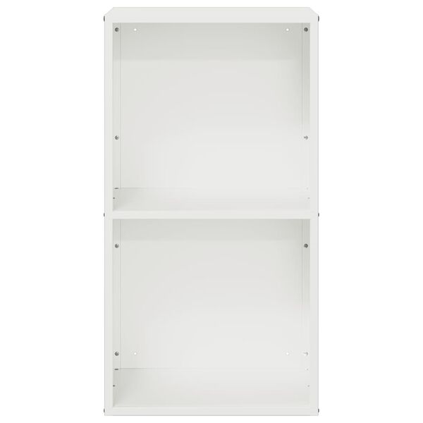 vidaXL Ράφι Καυσόξυλων Λευκό 40x30x75 εκ. Χάλυβας ψυχρής έλασης