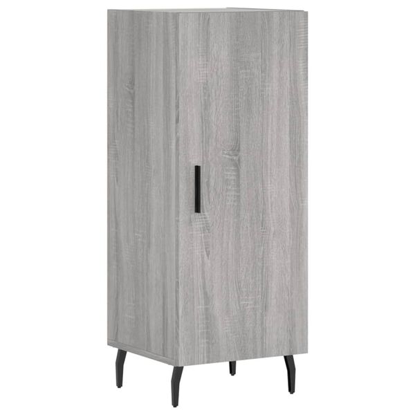vidaXL Μπουφές Sonoma Γκρι 34,5 x 34 x 180 εκ. από Επεξεργασμένο Ξύλο