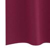 vidaXL Κουρτίνες με κουρτίνες 2 pcs Μπορντό 175x140εκ. Πολυεστέρας