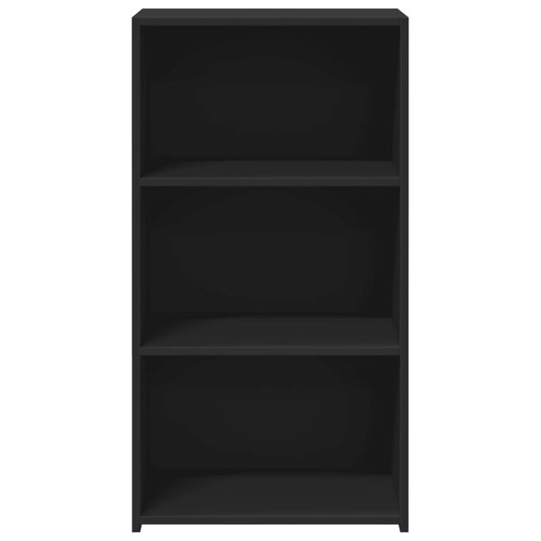 vidaXL Συρταριέρα Μαύρη 50x41x93 εκ. από Επεξεργασμένο Ξύλο