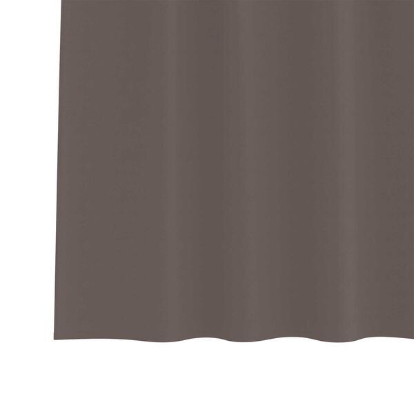 vidaXL Κουρτίνες 2 pcs Σκούρο καφέ Σκούρο καφέ 245 x 140 εκ.