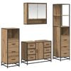 vidaXL &Sigma;&epsilon;&tau; &Epsilon;&pi;ί&pi;&lambda;&omega;&nu; &Mu;&pi;ά&nu;&iota;&omicron;&upsilon; 4 &tau;&mu;&chi;. Artisan Oak 80 x 33 x 60 &epsilon;&kappa;