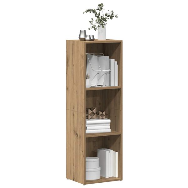 vidaXL Βιβλιοθήκη Artisan Δρυς 36x30x114 εκ. Επεξεργασμένο Ξύλο