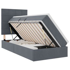 vidaXL &Kappa;&rho;&epsilon;&beta;ά&tau;&iota; &mu;&epsilon; &alpha;&pi;&omicron;&theta;&eta;&kappa;&epsilon;&upsilon;&tau;&iota;&kappa;ό &chi;ώ&rho;&omicron; &kappa;&alpha;&iota; LED &Sigma;&kappa;&omicron;ύ&rho;&omicron; &Gamma;&kappa;&rho;&iota; 90 x 190 cm