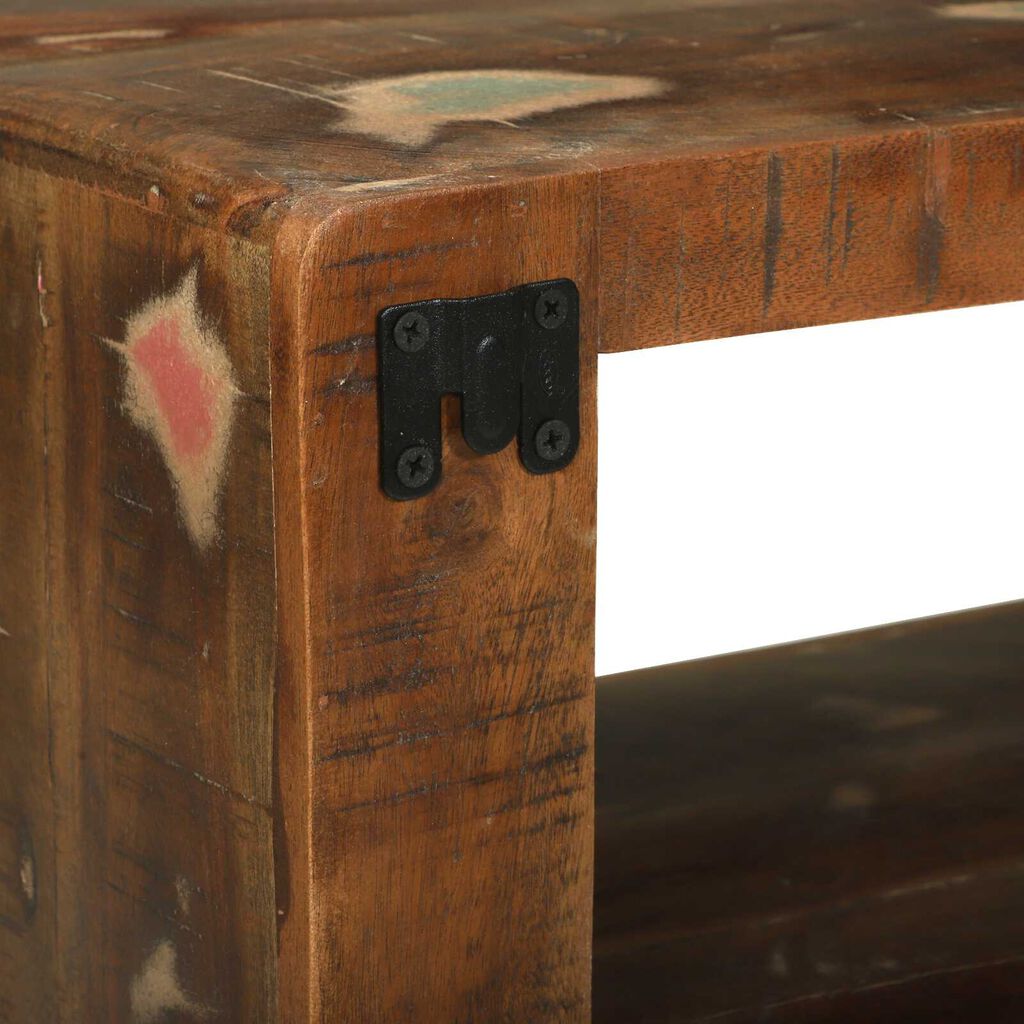 vidaXL TV Cabinet Πολύχρωμο 60x30x25 εκ. Μασίφ ξύλο ανακυκλωμένο