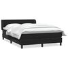 vidaXL Box Spring &Kappa;&rho;&epsilon;&beta;ά&tau;&iota; &mu;&epsilon; &sigma;&tau;&rho;ώ&mu;&alpha; &Mu;&alpha;ύ&rho;&omicron; 140x220 cm &Beta;&epsilon;&lambda;&omicron;ύ&delta;&iota;&nu;&omicron;