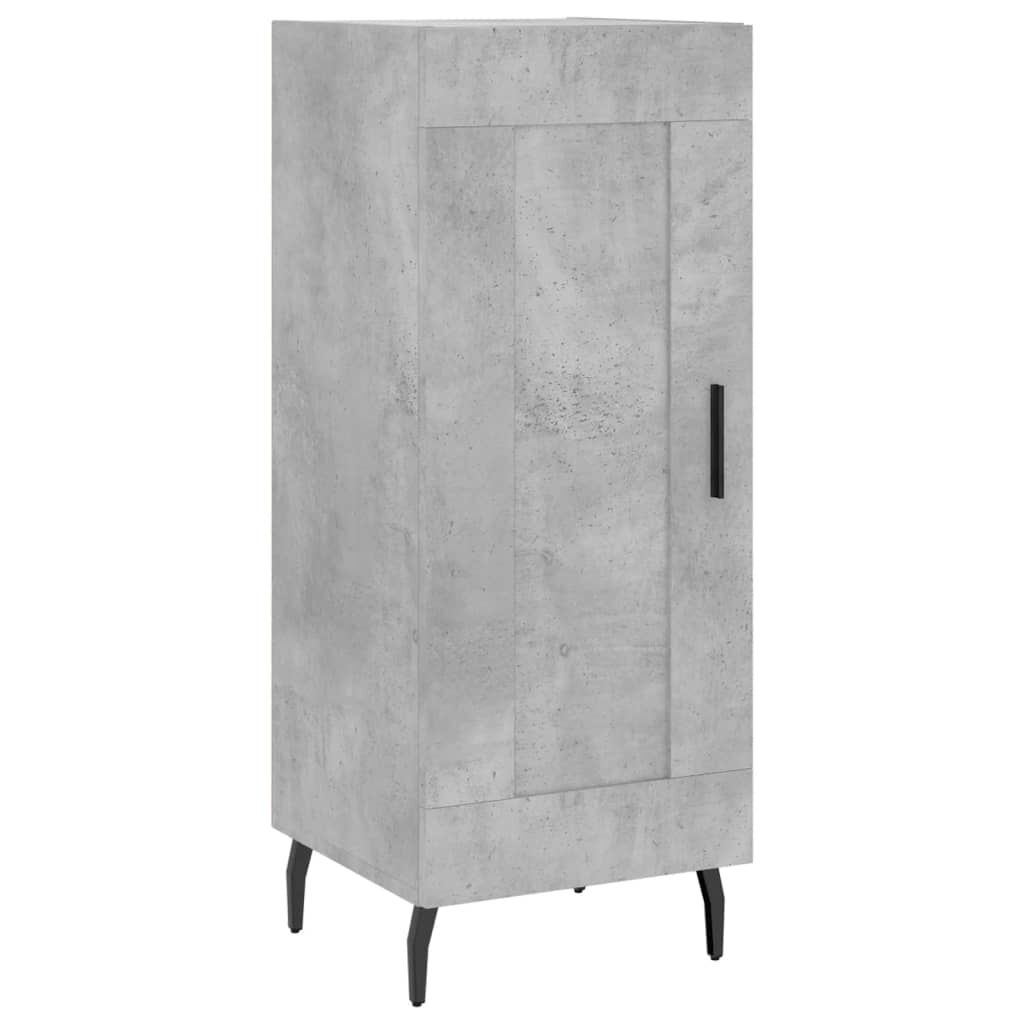 vidaXL Ντουλάπι Γκρι Σκυροδέματος 34,5x34x90 εκ. Επεξεργασμένο Ξύλο