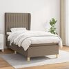 vidaXL &Kappa;&rho;&epsilon;&beta;ά&tau;&iota; Boxspring &mu;&epsilon; &Sigma;&tau;&rho;ώ&mu;&alpha; Taupe 90x200 &epsilon;&kappa;. &Upsilon;&phi;&alpha;&sigma;&mu;ά&tau;&iota;&nu;&omicron;