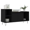 vidaXL Έπιπλο Τηλεόρασης Μαύρο 100x35x55 εκ. Επεξ. Επεξεργασμένο Ξύλο