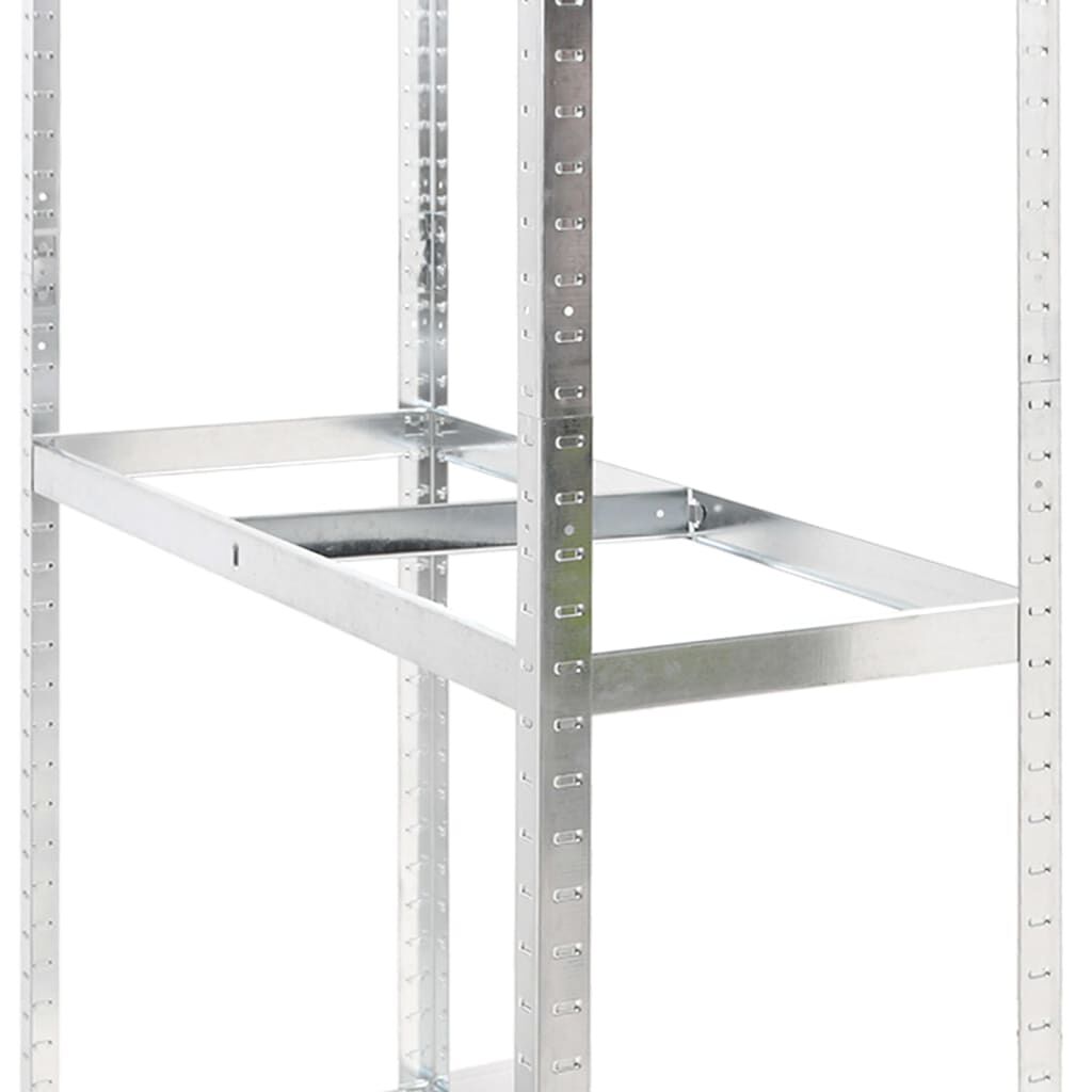 vidaXL Ραφιέρα Ελαστικών 3 Επιπέδων Ασημί 110 x 40 x 200 εκ. Ατσάλι