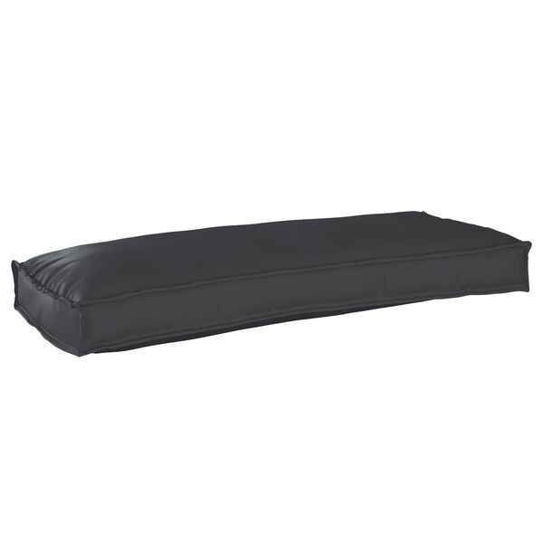 vidaXL Σετ Μαξιλαριών Πάγου 2 pcs Μαύρο 100 x 40 x 8 εκ Ύφασμα Oxford