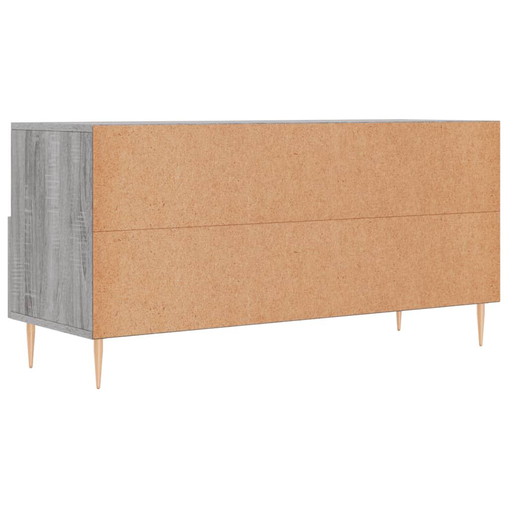 vidaXL Έπιπλο Τηλεόρασης Γκρι Sonoma 102 x 36 x 50 εκ. Επεξεργ. Ξύλο