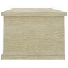 vidaXL Ράφι Τοίχου με Συρτάρια Sonoma Δρυς 88x26x18,5 εκ. Επεξ. Ξύλο