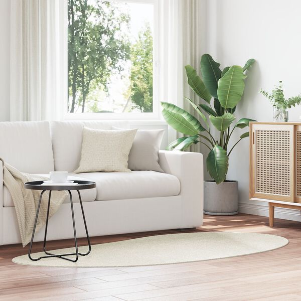 vidaXL Χαλί HUARTE Κρεμ 100 x 200 cm Πολυεστέρας