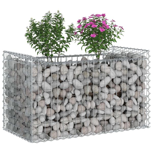 vidaXL &Alpha;&nu;&alpha;&sigma;&eta;&kappa;&omega;&mu;έ&nu;&omicron; &kappa;&rho;&epsilon;&beta;ά&tau;&iota; gabion &Alpha;&sigma;&eta;&mu;ί 50 x 100 x 60 &epsilon;&kappa;