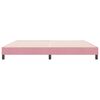 vidaXL Box Spring κρεβάτι χωρίς στρώμα ροζ 180x220 cm Βελούδινο
