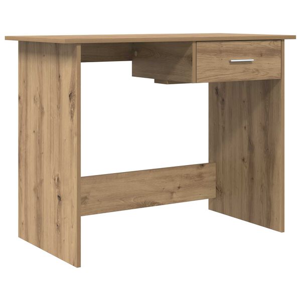 vidaXL Γραφείο artisan δρυς 100 x 50 x 76 εκ. Επεξεργασμένο ξύλο