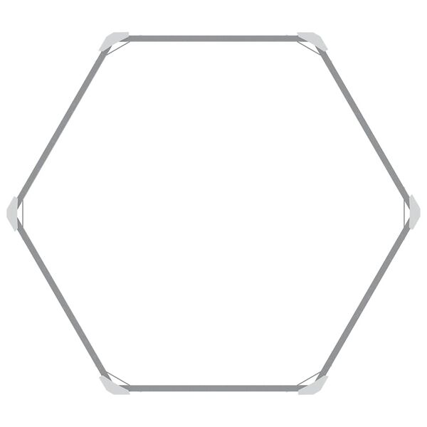 vidaXL Ζαρντινιέρα Υπερυψωμένη Ανθρακί 129x129x77 εκ. Γαλβαν. Χάλυβας