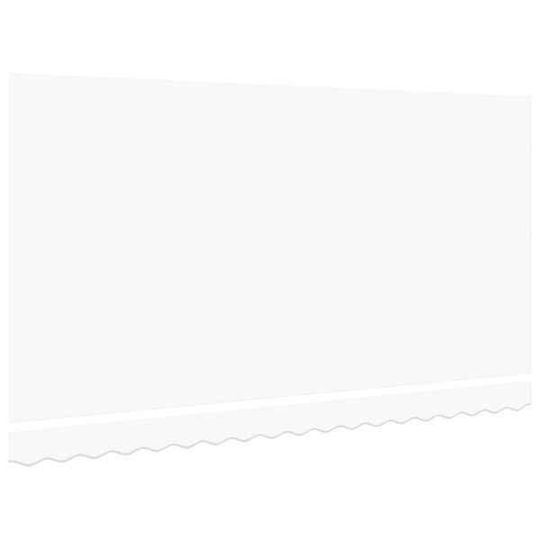 vidaXL Ύφασμα αντικατάστασης τέντας Λευκό 380 x 195 εκ. Πολυεστέρας