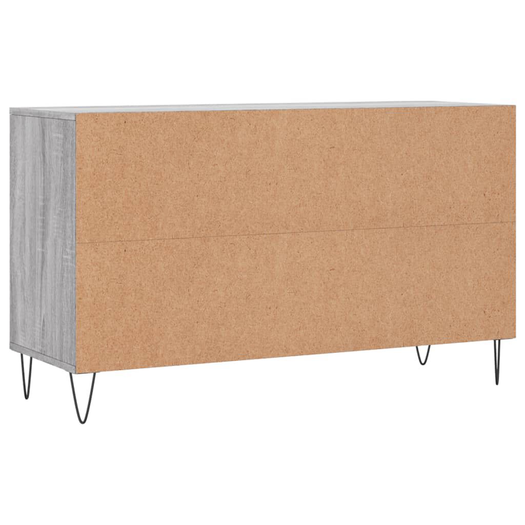 vidaXL Παπουτσοθήκη Γκρι Sonoma 102x36x60 εκ. από Επεξεργασμένο Ξύλο