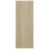 vidaXL Τραπεζάκι Κονσόλα Sonoma Δρυς 105 x 30 x 80 εκ. από Επεξ. Ξύλο