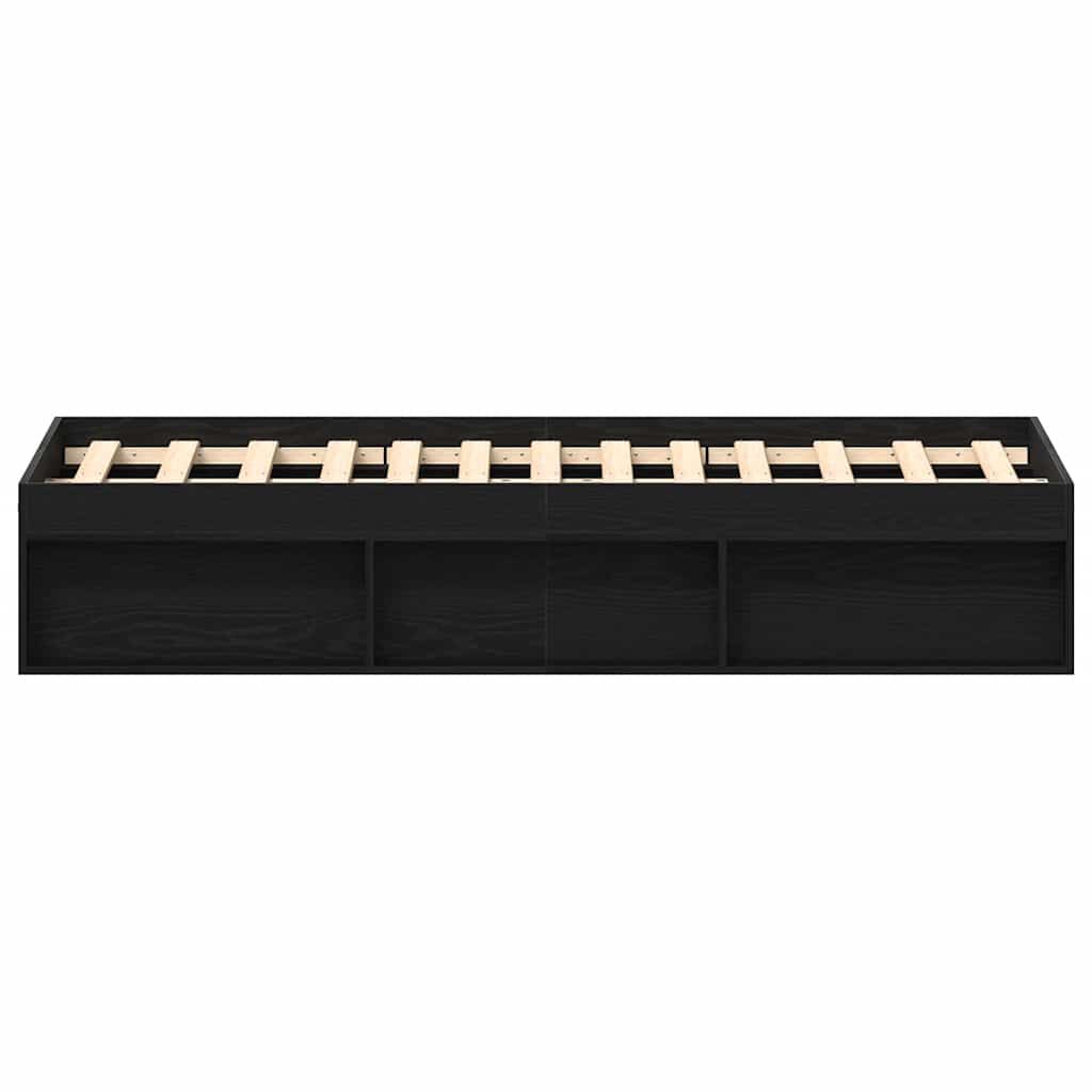 vidaXL Πλαίσιο κρεβατιού χωρίς στρώμα 135x190 εκ. Επεξεργασμένο Ξύλο