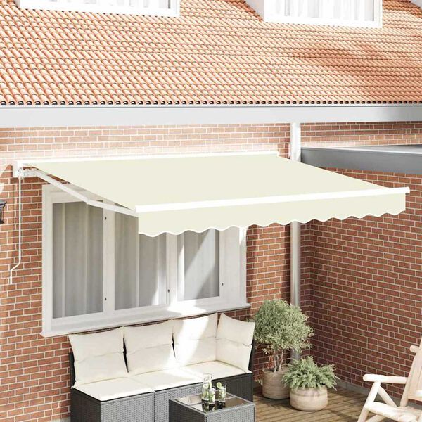 vidaXL Σκηνίτσα Αναδιπλούμενη Κρεμ 250x200 cm ύφασμα