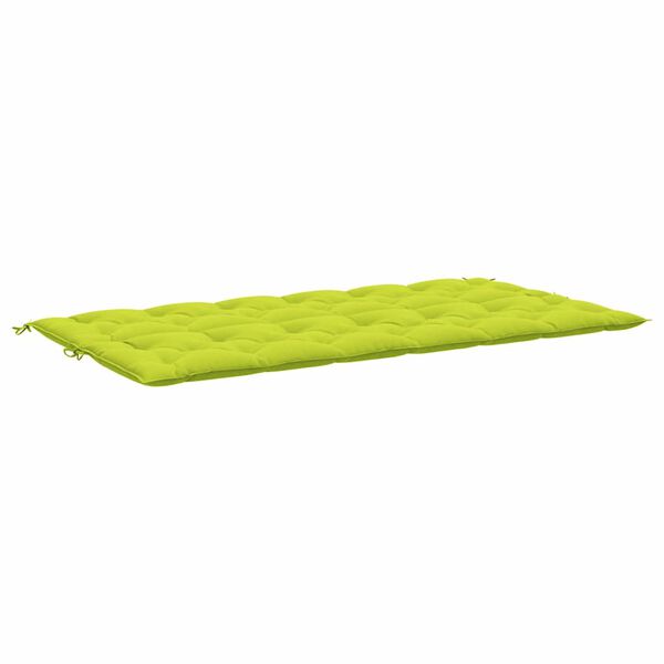 vidaXL Μαξιλάρι Πάγκου Κήπου Αν. Πράσινο 200x(50+50)x7εκ Ύφασμα Oxford