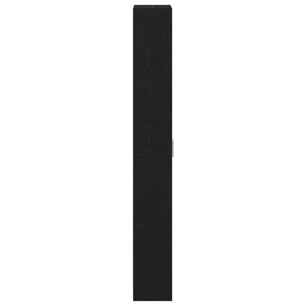 vidaXL Ντουλάπι Μαύρη δρυς 55 x 25 x 189 εκ. Επεξεργασμένο ξύλο