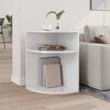 vidaXL End Table &Upsilon;&psi;&eta;&lambda;ή&sigmaf; &gamma;&upsilon;&alpha;&lambda;ά&delta;&alpha;&sigmaf; &lambda;&epsilon;&upsilon;&kappa;ό 39,7 x 39,7 x 60 &epsilon;&kappa;