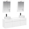 vidaXL &Sigma;&epsilon;&tau; &Nu;&tau;&omicron;&upsilon;&lambda;&alpha;&pi;&iota;ώ&nu; &Mu;&pi;ά&nu;&iota;&omicron;&upsilon; 5 pcs &Lambda;&epsilon;&upsilon;&kappa;ό 50 x 14,5 x 70 &epsilon;&kappa;