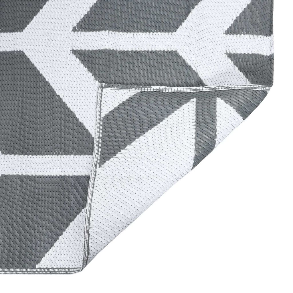 vidaXL Εξωτερικό Χαλί 'ARAKIL' Γκρι 300x400 cm PP