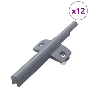 vidaXL &Mu;&alpha;&lambda;&alpha;&kappa;ή &kappa;&lambda;&epsilon;&iota;&delta;&alpha;&rho;&iota;ά 12 pcs &Gamma;&kappa;&rho;&iota; 125 x 47 x 15 mm PP