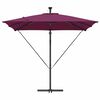vidaXL Ομπρέλα Cantilever Banana Μπορντό 249 x 249 x 250 εκ.