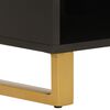 vidaXL Έπιπλο Τηλεόρασης Καφέ/Μαύρο 100x33,5x46 εκ. Μασίφ Ξύλο Μάνγκο